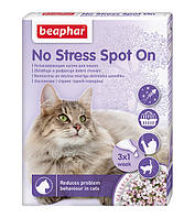 Антистресс капли для кошек Beaphar No Stress spot on cat, 3 пипетки