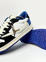 Мужские кроссовки Nike Jordan 1 Low Fragment Design Travis Scott