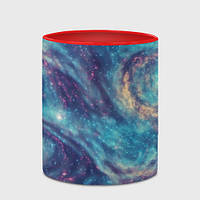 Чашка с принтом «Путеводная звезда в космосе» (цвет чашки на выбор)