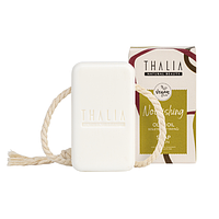 Натуральное питательное мыло для волос, лица и тела с оливковым маслом THALIA, 140 г