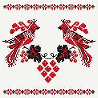 Картина за номерами "Весільний орнамент" лак 30*30 см, термопакет, ТМ ART Craft, Україна