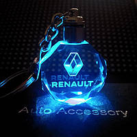 Брелок автомобильный на ключи Рено GF авто брелок с логотипом Renault с подсветкой (R050868)