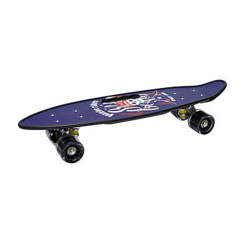 Скейт пластиковий 58см для дітей та підлітків Skateboard Sport XFSL-A2R