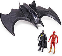Бетсамолет с фигуркой Бэтмена и Флэша 10 см DC Comics Batwing Set The Flash and Batman Spin Master 6065270