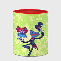 Чашка с принтом «Huggy Wuggy and Poppy Playtime» (цвет чашки на выбор)