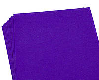 Фетр 20 х 30см, 1,2мм, 10 листов, фиолетовый Фиолетовый Unison (170HQ-063)