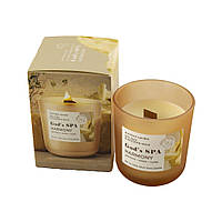 Свеча ароматическая "God's SPA Harmony" 35часов, 150г, 8,7 х 8см (парафин) Бежевый Bartek Candles (80491)