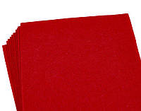 Фетр 20 х 30см, 1,2мм, 10 листов, красный Красный Unison (170HQ-001)