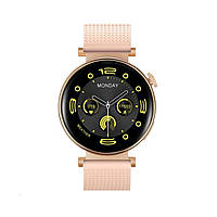 Smart часы HOWEAR GT4 MINI IP67 GOLD Умные часы для андроид женские, Часы для фитнеса Умные часы Smart Watch