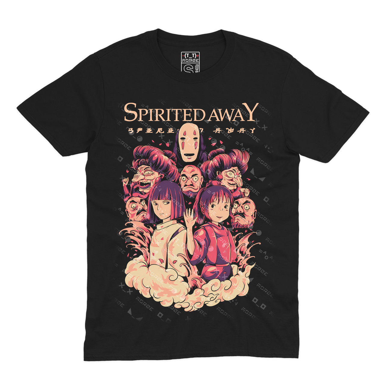 Футболка чорна Morze Studio Ghibli V2, фото 1