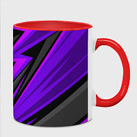 Чашка с принтом «Спорт униформа - пурпурный» (цвет чашки на выбор)