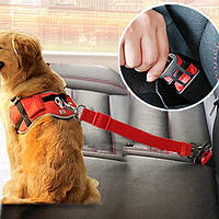 Автомобильный ремень безопасности для собаки EasyTrip Red (VB050592)