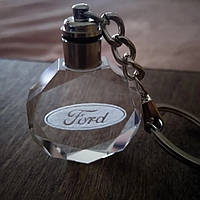 Брелок автомобильный на ключи Форд GF авто брелок с логотипом Ford с подсветкой (R050878)