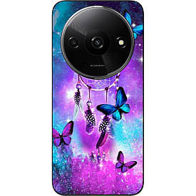 Чохол силіконовий Case для Xiaomi Redmi A3 з картинкою Метелики та оберег