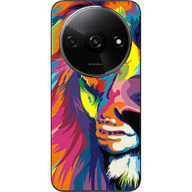 Бампер силіконовий Case для Xiaomi Redmi A3 з малюнком Яскравий лев