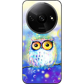 Бампер силіконовий Case для Xiaomi Redmi A3 з малюнком Совонька