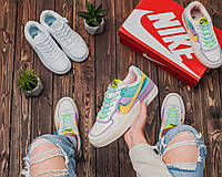 Мужские кроссовки найк эир форс разноцветные Nike Air Force Low Color Sensey Чоловічі кросівки найк еір форс