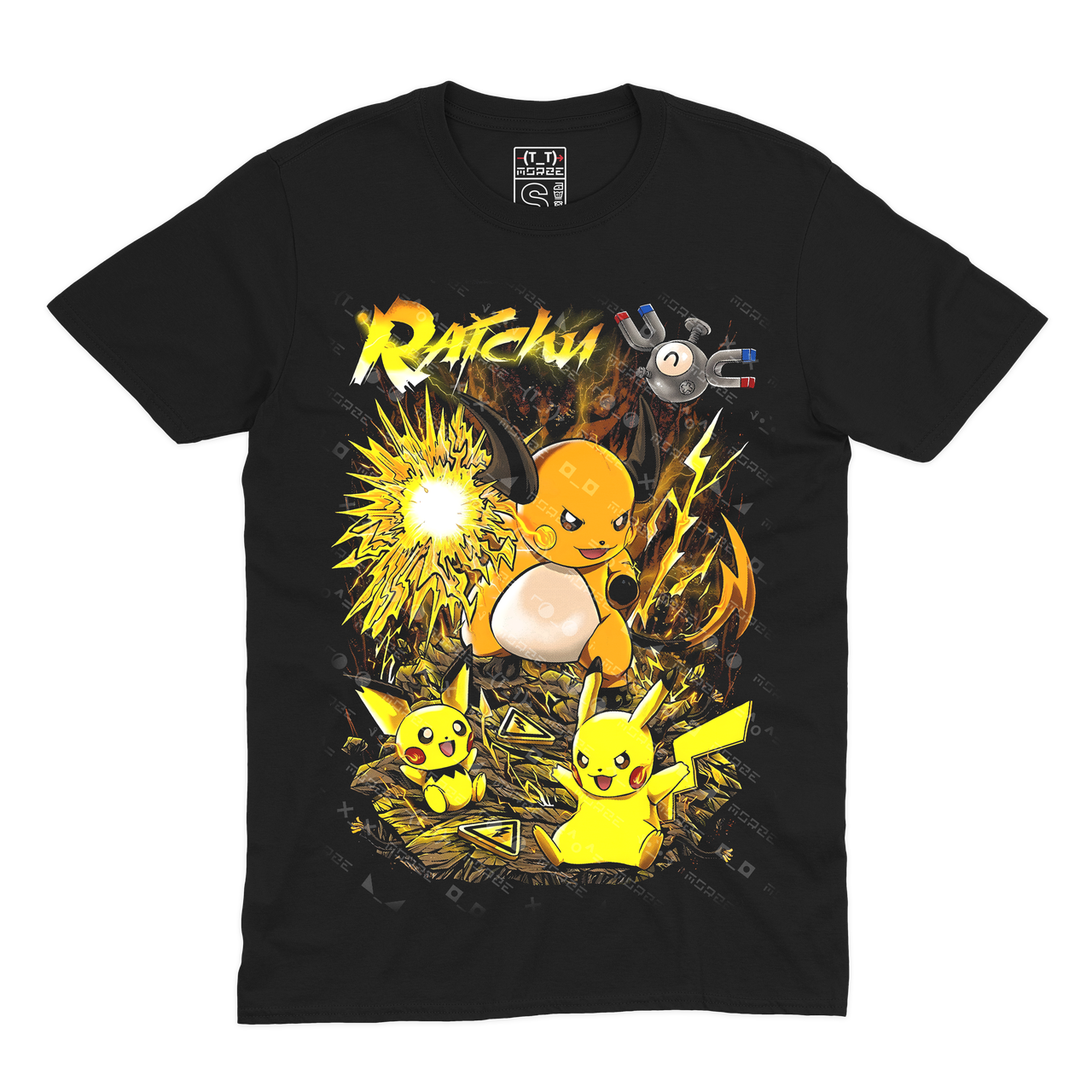 Футболка чорна Morze POKEMON V1