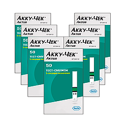 Тест-смужки Акку-Чек Актив 50 штук (Accu-Chek Active) 7 пачок