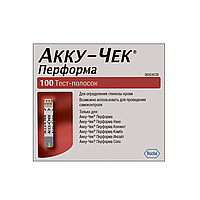 Тест-полоски Акку-Чек Перформа (Accu-Chek Performa) 100 шт.