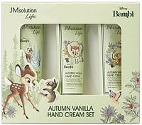 Набор кремов для рук Ванальная осень JMsolution Life Disney Autumn Vanilla Hand Cream Set 3х50 ml