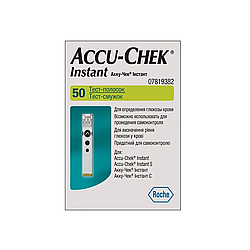 Тест-смужки Акку Чек Інстант (Accu Check Instant) 1 пачка
