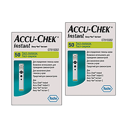 Тест-смужки Акку Чек Інстант (Accu Check Instant) 2 пачки