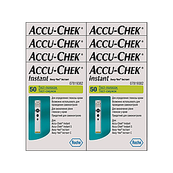 Тест-смужки Акку Чек Інстант (Accu Check Instant) 8 пачок