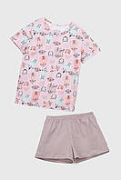 Пижама для девочки Ellen GPK2070/05/05 140 см Пудровый (2000990449702)