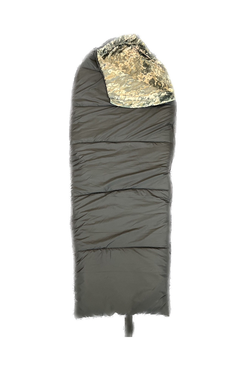 Тактический кокон черный / Зимний мешок для ВСУ с капюшоном до -18 - фото 1 - id-p2187169910