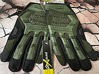 Тактичні рукавиці олива з пальчиками / Тактичні рукавиці / Рукавиці військові для ЗСУ