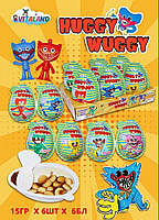 Кіндер джой HUGGY-WUGGY 6шт. в уп.+Іграшка та печиво та шоколад.