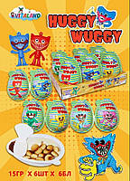 Киндер джой HUGGY-WUGGY 6шт. в уп.+Игрушка и печенье и шоколад.