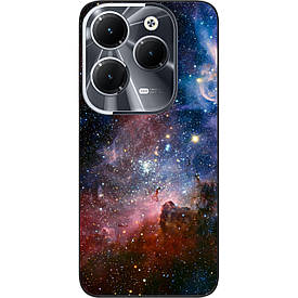 Силіконовий чохол Case для Infinix Hot 40 (X6836) з картинкою Космос