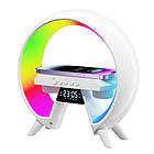 Багатофункціональний пристрій Light Sound Machine XM-X63, RGB ночник, часы, беспроводная зарядка, Bluetooth колонка, фото 3