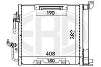 Радиатор OPEL ASTRA H (A04) / OPEL ZAFIRA B (A05) / OPEL ASTRA H GTC (A04) 2004-2019 г.