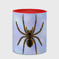 Чашка с принтом «Птицеед паук» (цвет чашки на выбор)