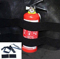 Ремень-держатель огнетушителя в авто Лента органайзер в багажник автомобиля 2 шт (DE050714)
