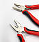 Інструмент Плоскогубці Тупі / Довжина-12 см / Червоний / Прогумовані ручки, фото 2