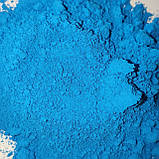 Пігмент флуоресцентний неон блакитний FBLUE 1 кг., фото 4