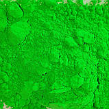 Пігмент флуоресцентний неон зелений FG 1 кг., фото 7