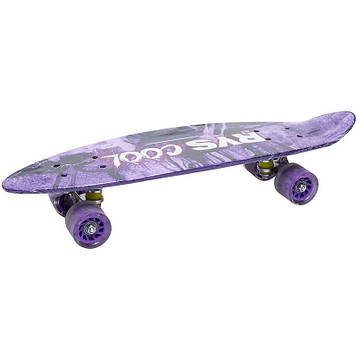 Скейт пластиковий 60см для дітей та підлітків Skateboard Sport XFPY-885L