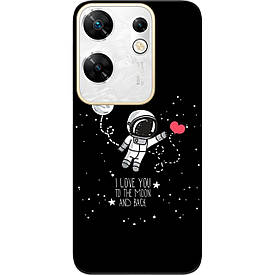 Чохол силіконовий Case для Infinix Zero 30 4G з картинкою Любов до місяця