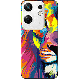 Бампер силіконовий Case для Infinix Zero 30 4G з малюнком Яскравий лев