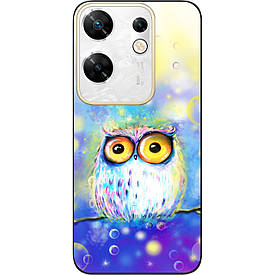 Бампер силіконовий Case для Infinix Zero 30 4G з малюнком Совонька