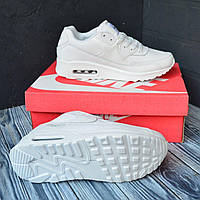 Чоловічі кросівки білі Nike Air Max 90 Nike Air Max 90 брендові найки, фірми аїр макс, шкіряні весна літо 42