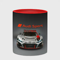 Чашка с принтом «Audi sport - racing car - extreme» (цвет чашки на выбор)