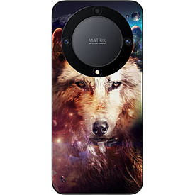 Чохол силіконовий Case для Honor Magic 5 Lite з картинкою Космічний вовк