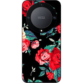 Силіконовий бампер Case для Honor Magic 5 Lite із зображенням Червоні троянди