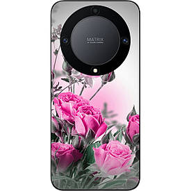 Силіконовий бампер Case для Honor Magic 5 Lite із зображенням Рожеві троянди